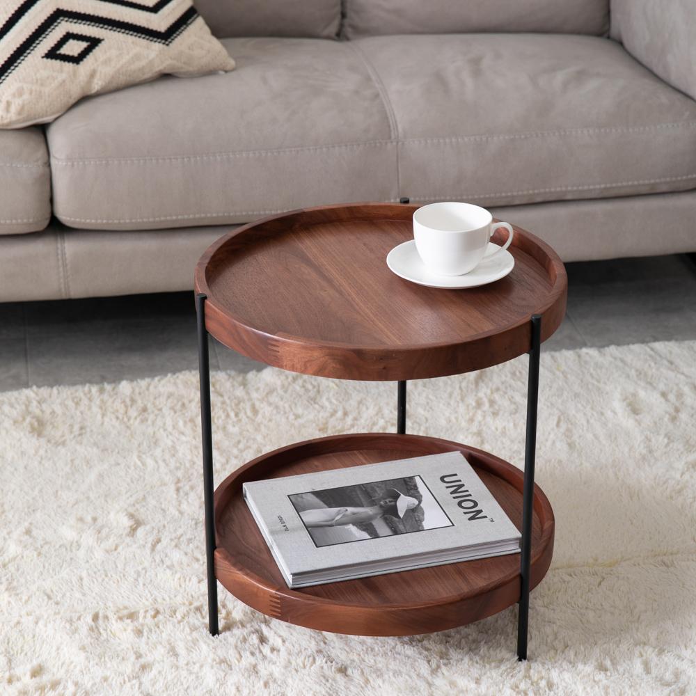 moda en casa フムラ エンドテーブル 直径44×高さ48cm moda en casa