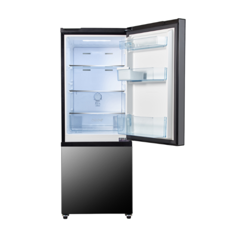 運搬取付無料！ミラードアでシックに佇む純正Hisense冷凍冷蔵庫！完動