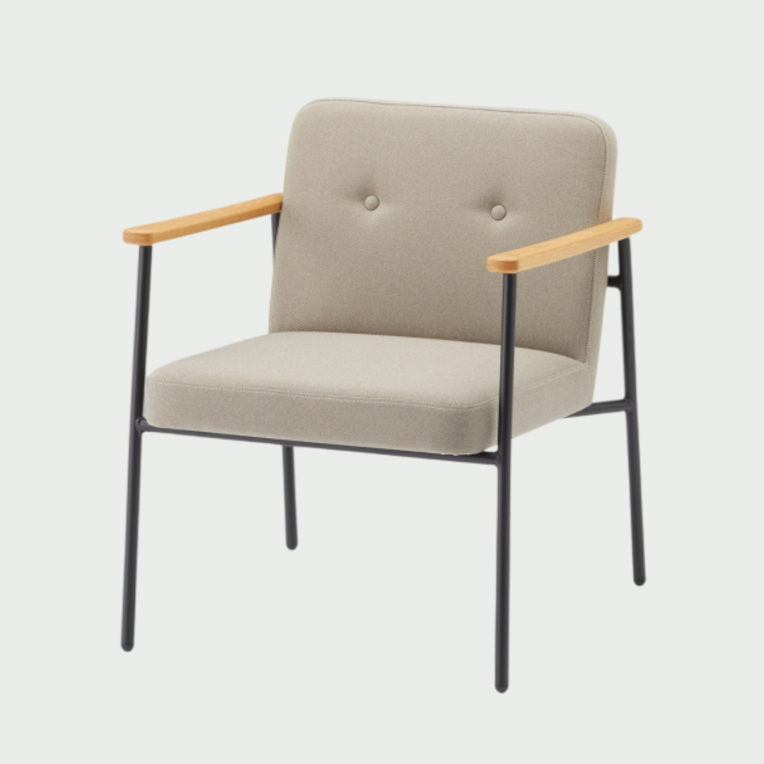 ITOKI ノットワーク ラウンジチェア 幅60×奥行64.5×高さ70cm ITOKI