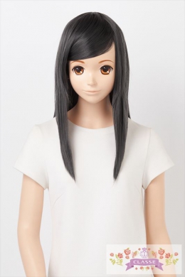 ストレート45cm A - ブラック07 | ウィッグ 黒 | コスプレウィッグ通販