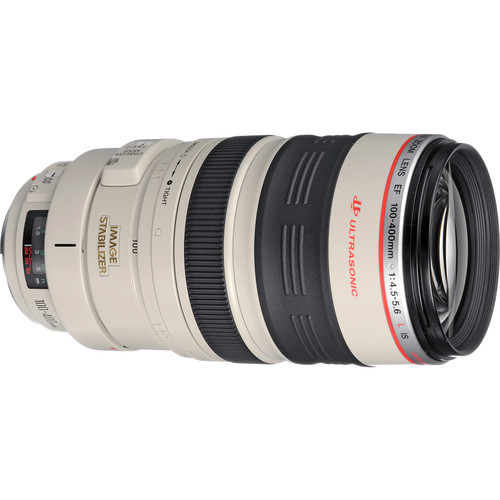 Canon 100-400/4.5-5.6 L IS EF Zoom lens Sold with filter,caps,hood