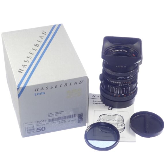 Hasselblad 50mm f4 T* Distagon CF FLE Lens Sold with lens hood