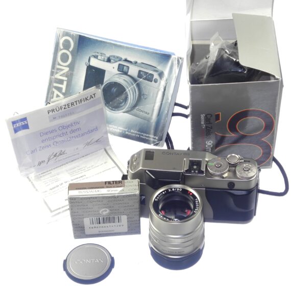 Contax G1 Ex++ Rangefinder Camera Sold with Zeiss 90mm f2.8 Sonnar