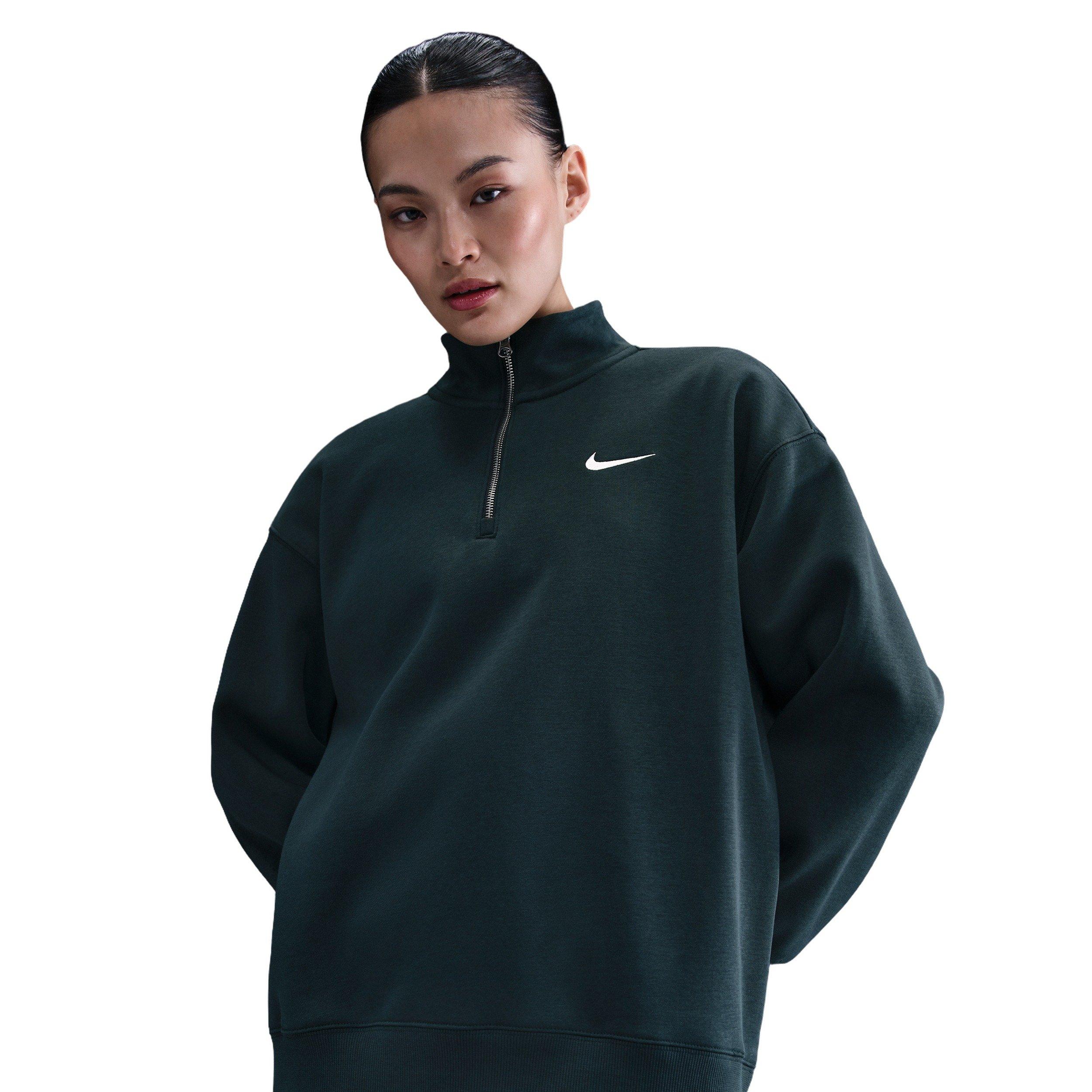 Nike Sportswear Phoenix Women's Oversized 1/4-Zip - Seaweed Green