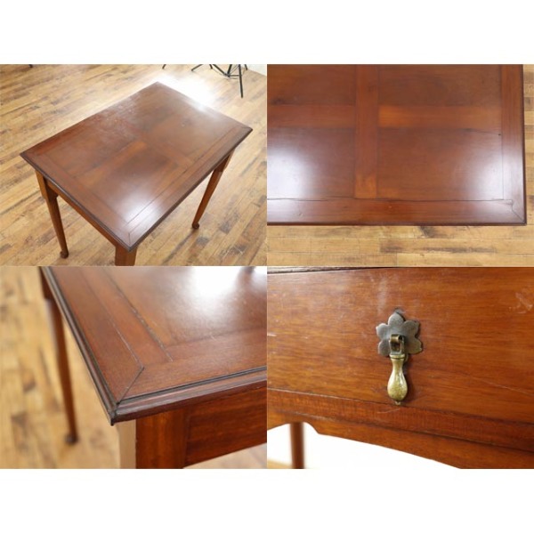 1930年頃 マホガニー材 イギリス アンティーク・サイドテーブル