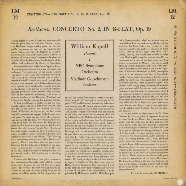 USA RCA Victor LM 12