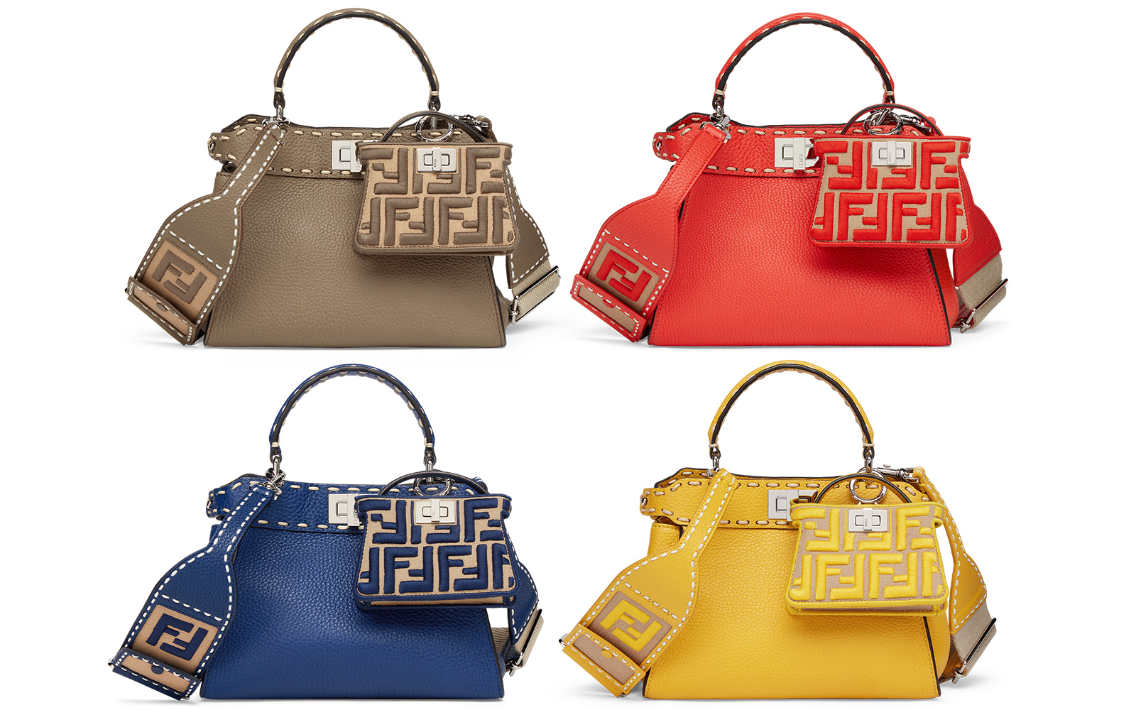 フェンディ】人気バッグ「ピーカブー」が4つのビビッドカラーで新登場