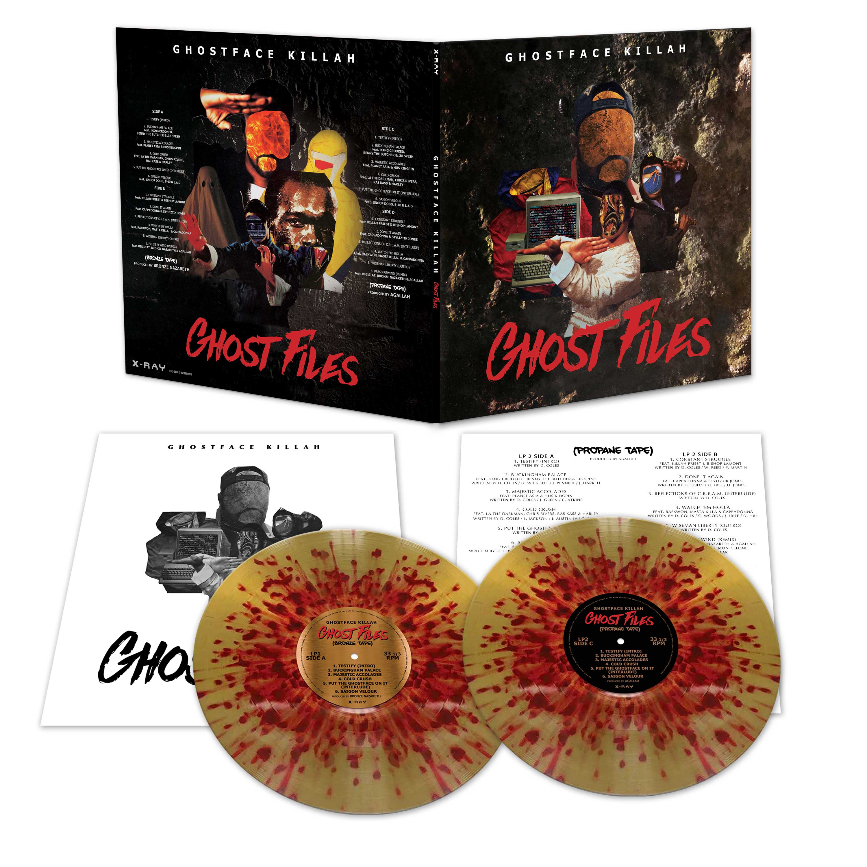 Ghostface Killah - Ghost Files (Gold-Red Splatter Double Vinyl