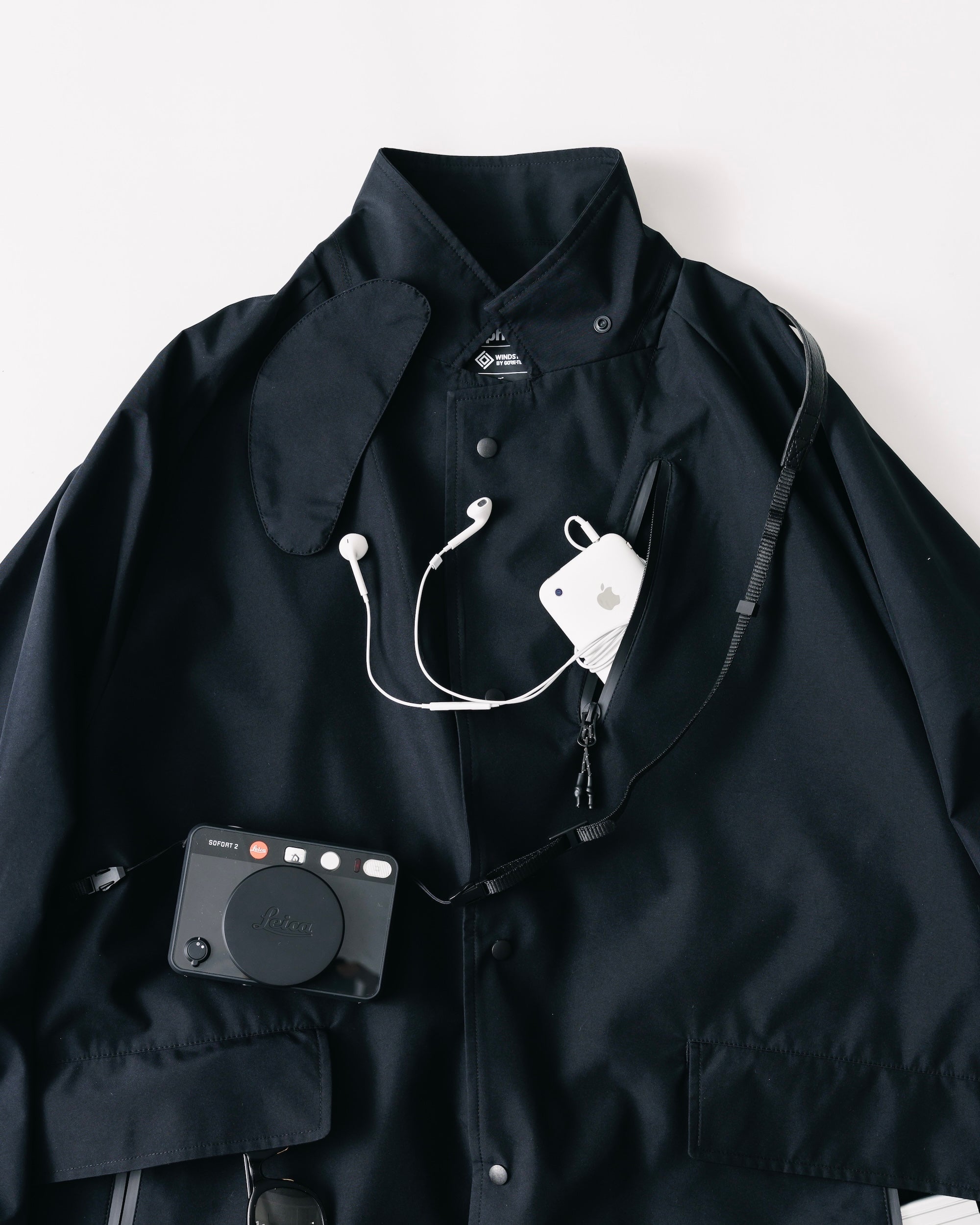 phenix WINDSTOPPER® by GORE-TEX LABS ACTIVE CITY STORAGE JACKET (BLAC