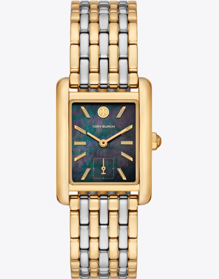 Tory Burch Reva Bangle Watch Gift Set Gold / Multi-Color - TBW4029