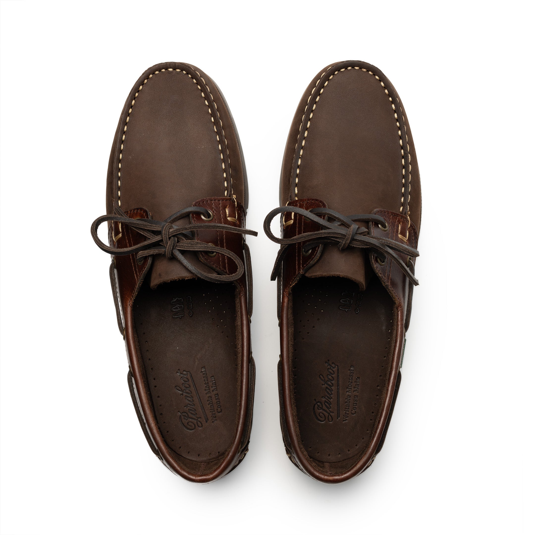 Paraboot Barth Deck Shoe Marron-Gringo/America – Clutch Cafe