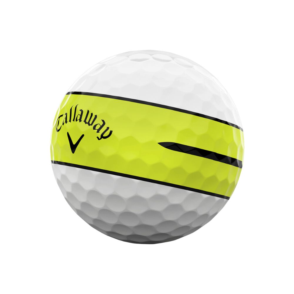 Callaway Chrome Tour X 24 360 Yellow Stripe Golf Balls - Club 14 Golf