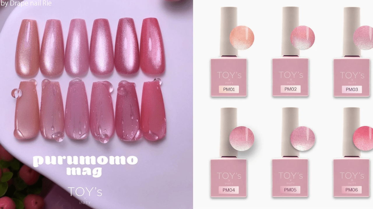 透け感×きらめきの桃カラーにきゅん♡TOY's×INITY 「ぷる桃マグ