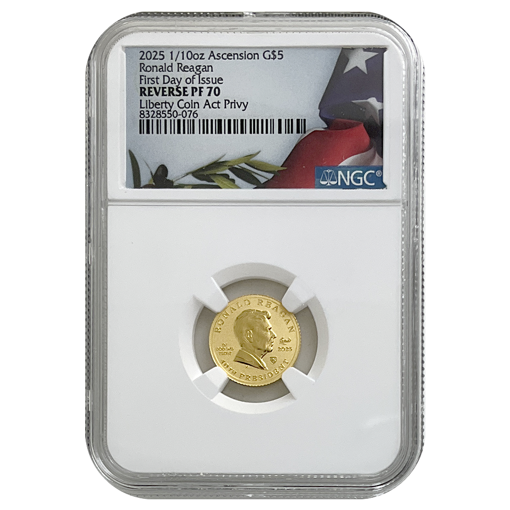 2025 Ronald Reagan 1/10oz Gold NGC RP70 FDI | US Coins | Csnmint.com