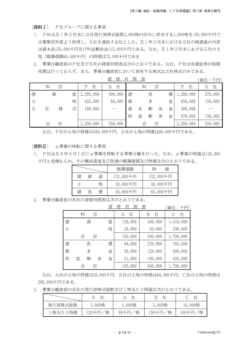 CPA 計算 コンプリートトレーニング コントレ 2025年目標 財務会計論 渡辺克己の計算コンプリートトレーニング<財務会計論>総合問題編2026年