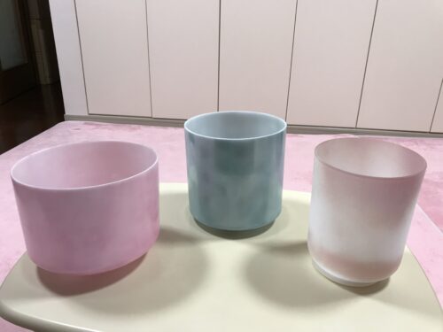 アルケミー クリスタルボウル 8インチ Rose opaque アルケミー