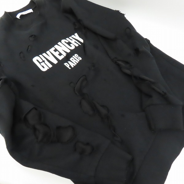 JPタグ】GIVENCHY/ジバンシィ デストロイ ダメージ加工 スウェット