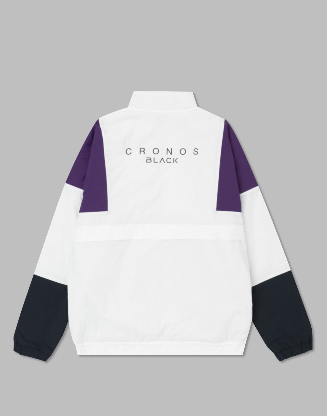 CRONOS BLACK STAND ZIP BLOUSON【WHITE】