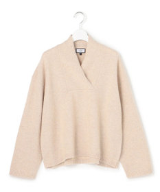 WOMEN】ウールカシミヤ 変形Vネック ニット / J.PRESS YORK STREET