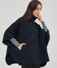 見上愛さん着用/Oggi12月号掲載】ウールライトリバー ポンチョ