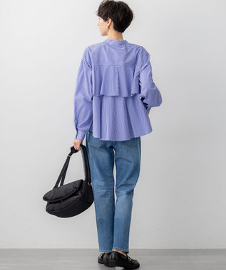 洗える】CANCLINI ティアードフリル ブラウス / 23区 L | ファッション