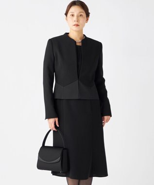 ウォッシャブル対応】ウォッシャブルドビー ジャケット＋ワンピース