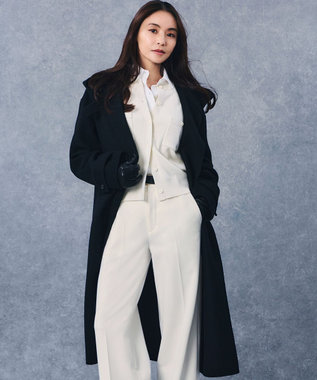 滝沢眞規子さん着用/VERY掲載】MANTECOPureリバー フード ロングコート