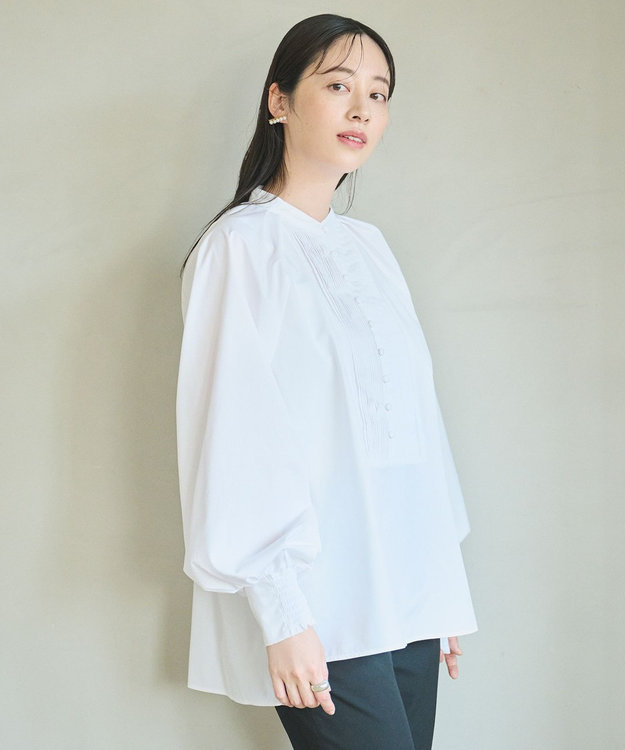 アイロンいらず】ロングピンタックブラウス / #Newans | ファッション