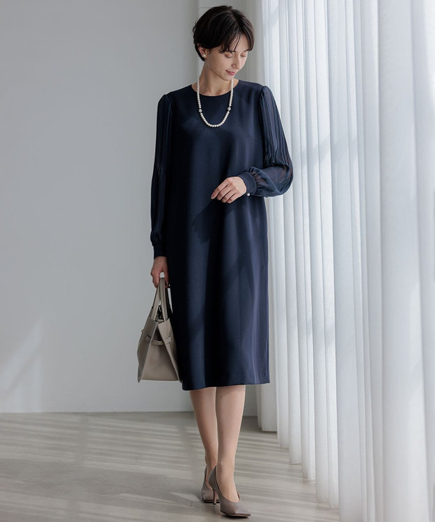 セットアップ対応】トリアセダブルジョーゼット シフォンスリーブ