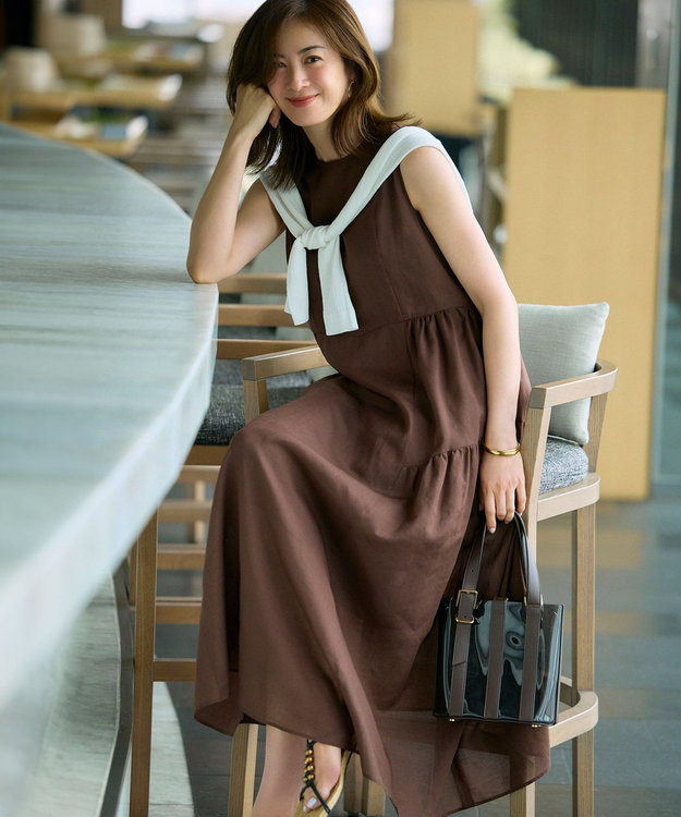 一部店舗限定/接触冷感/洗える】ラミータンブラー ノースリーブ