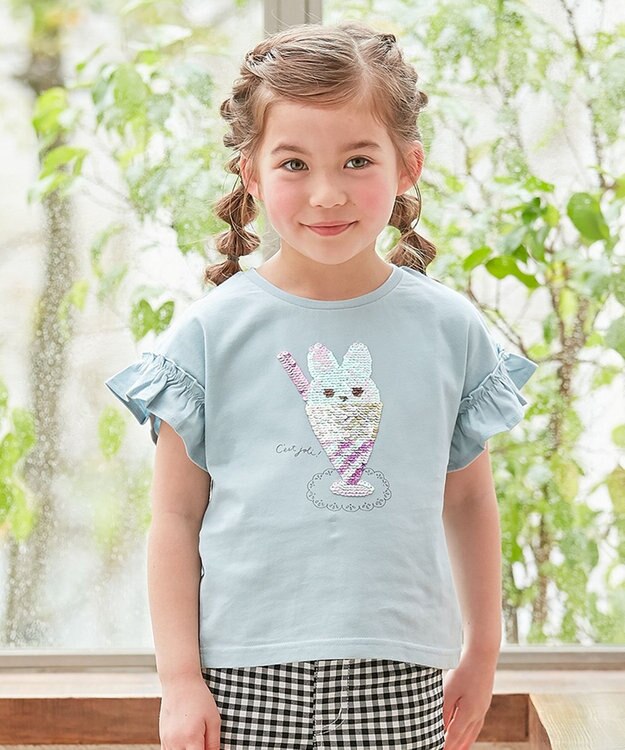 接触冷感 ミラクルスパンコール Tシャツ / ANY KIDS | ファッション