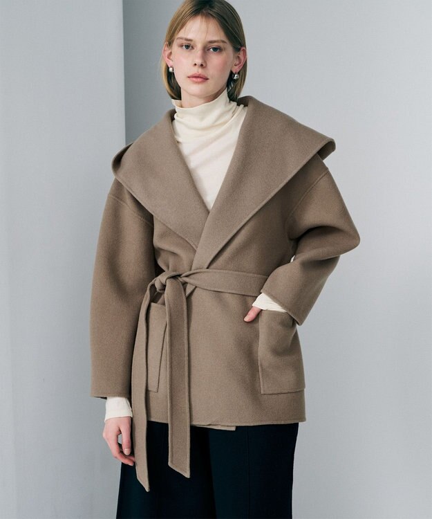 メルトンリバー フーデットコート / uncrave | ファッション通販