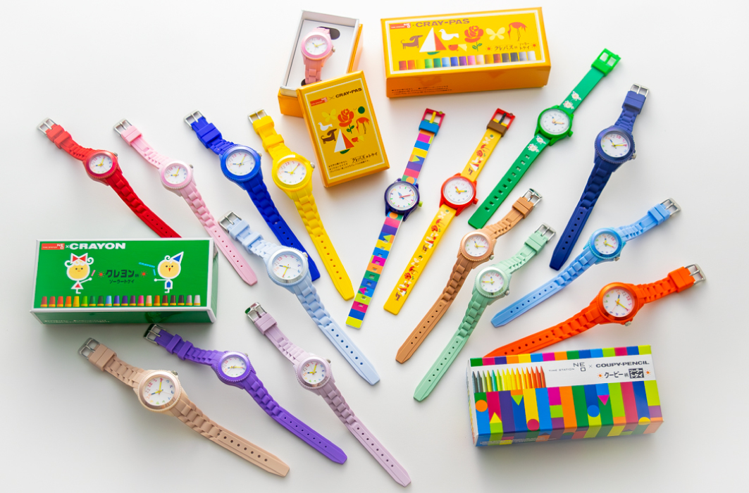 クレパス柄トケイ（腕時計） | サクラクレパス OFFICIAL SHOP