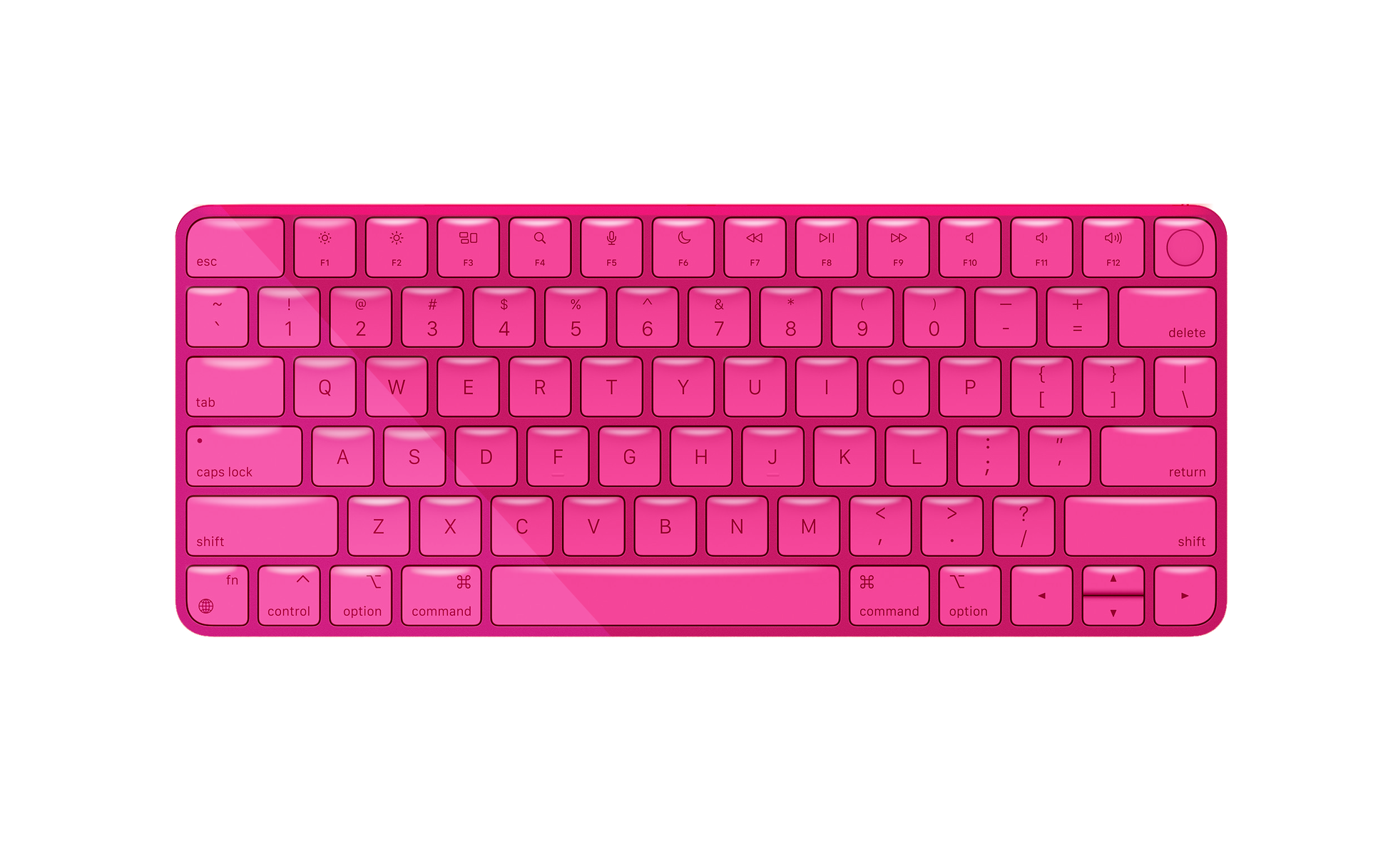 Shop Apple Magic Keyboard with Touch ID - Neon Pink | Craft by Merlin