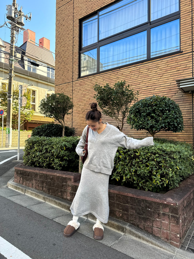 グレーニットセットアップ DPB47338 – CRAMMY