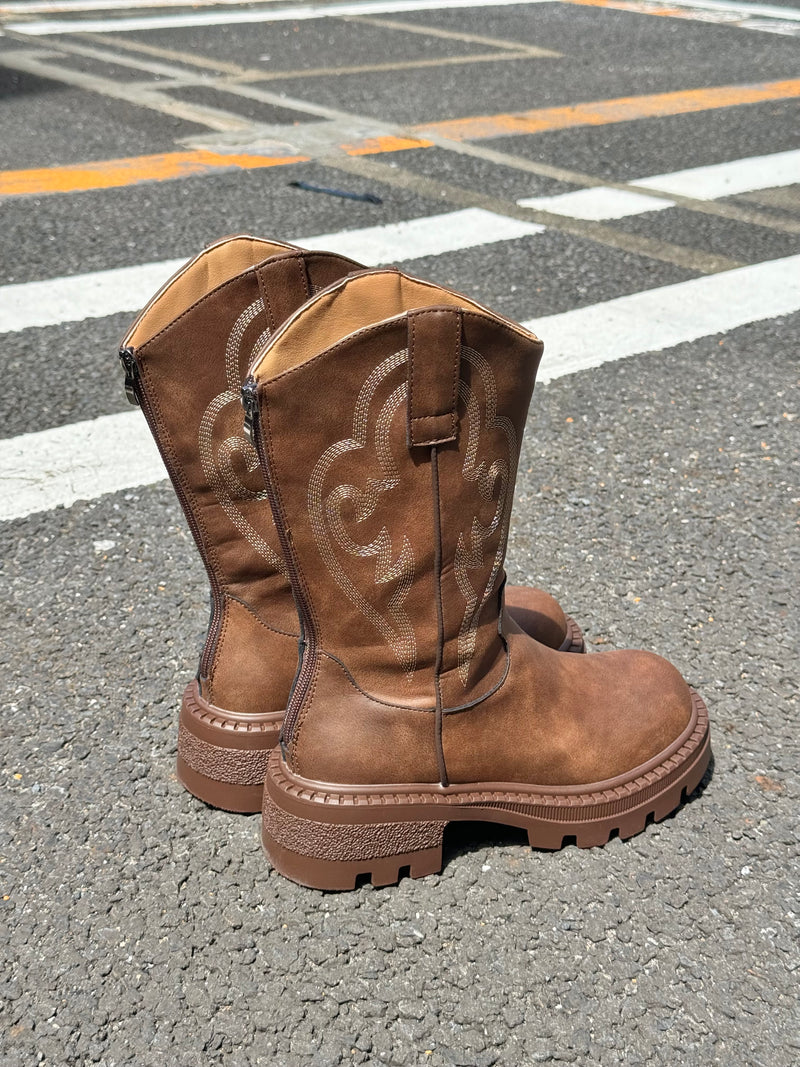 ブラウンウエスタンブーツ DPB76084 – CRAMMY