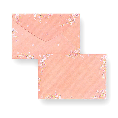 春柄ダイカットミニレターセット 菜の花と桜柄 CGSPL840 | Products