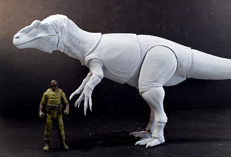 1/18th scale Allosaurus jimmadseni unpainted prototype - Welcome