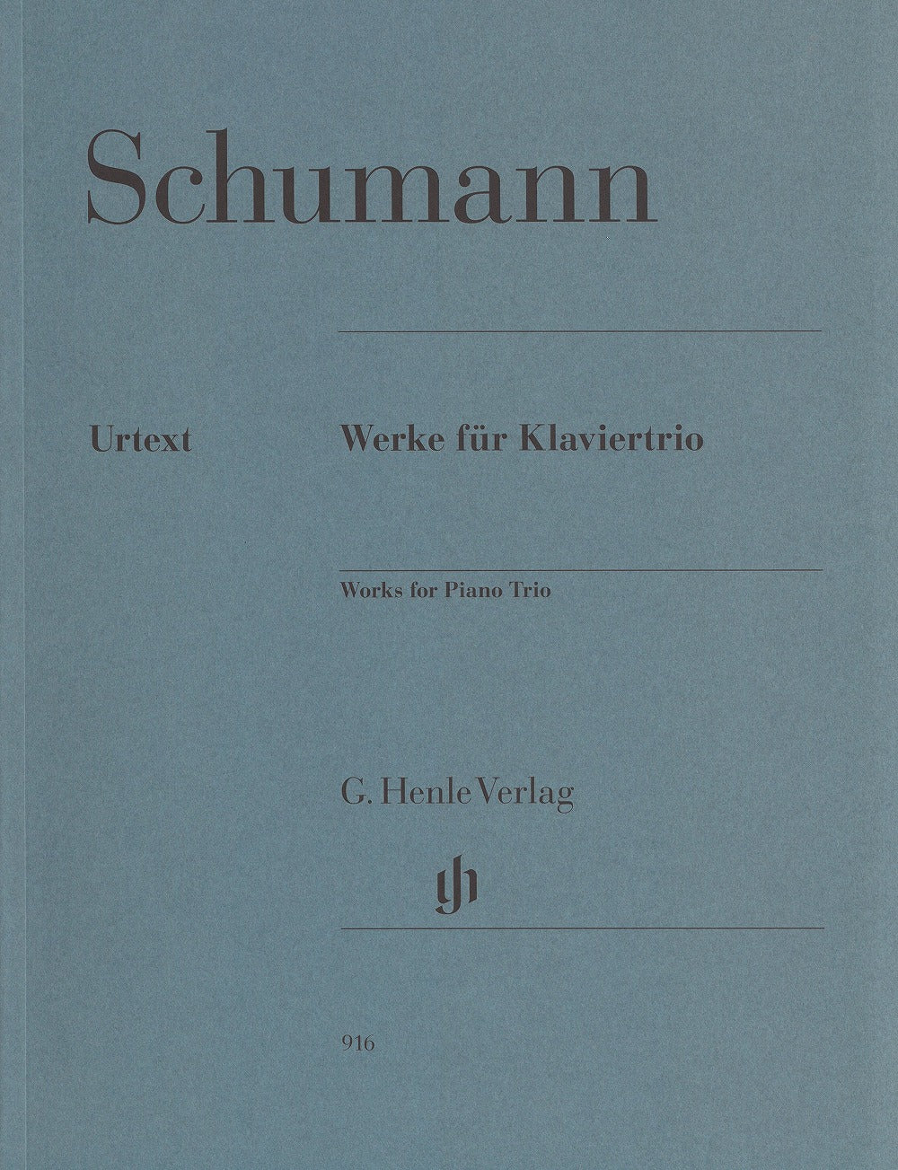 Works for Piano Trio - ピアノ三重奏曲集 - シューマン — 楽譜専門店