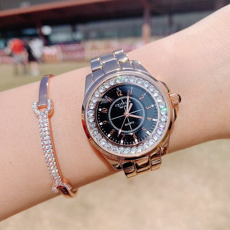 Swarovski Crystals Watch – Crisella New York