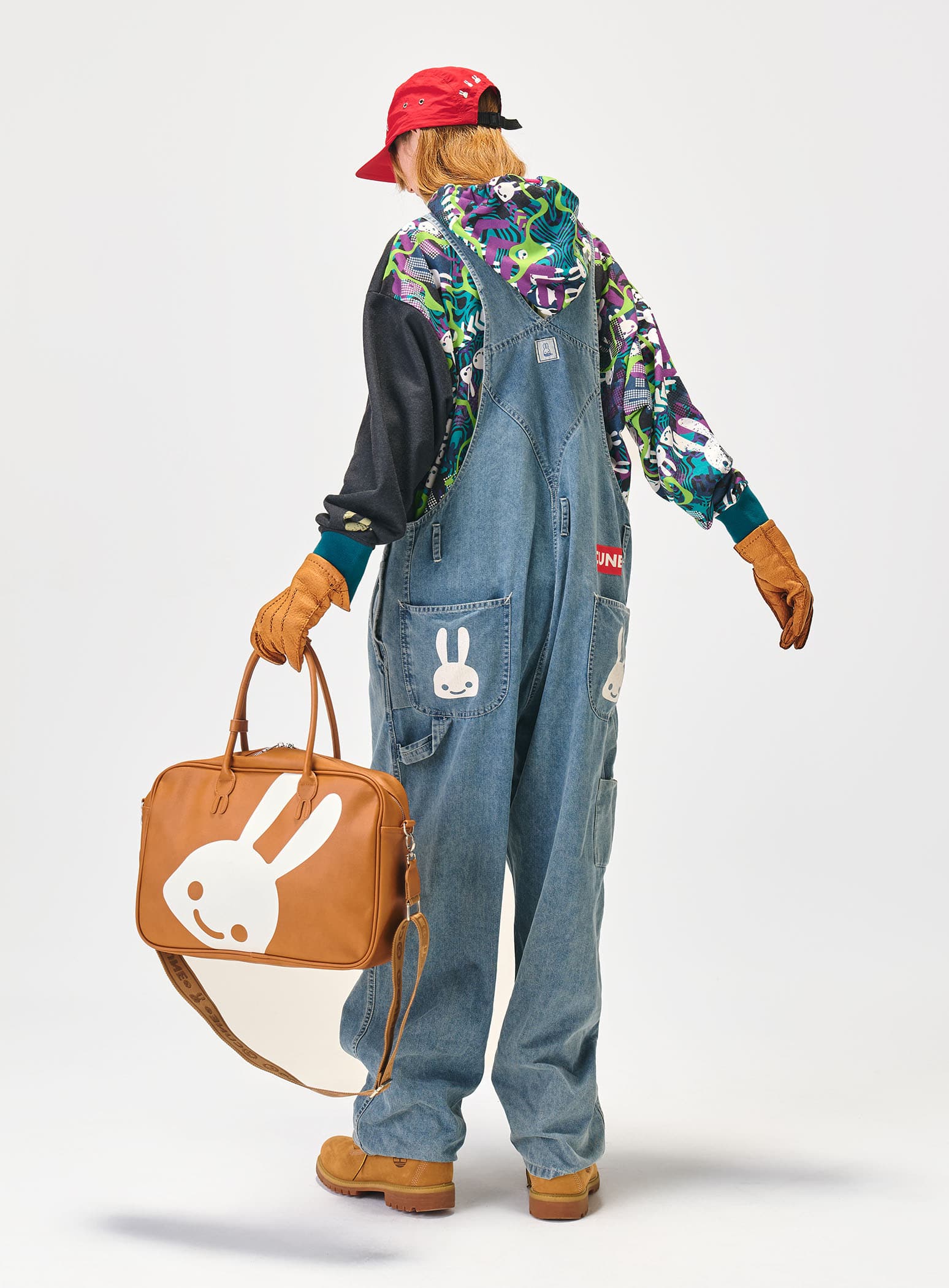 CUNE RELAX WORK WEAR＞ オーバーオール 加工｜ウサギがいる｜CUNE