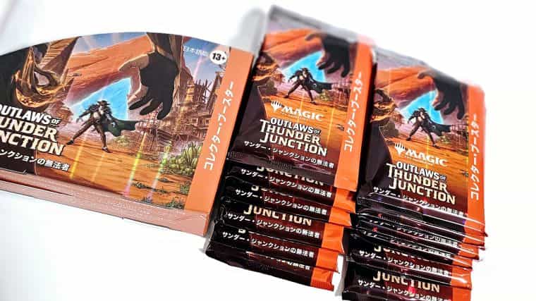 MTG】サンダー・ジャンクションの無法者コレクターブースターBOX開封