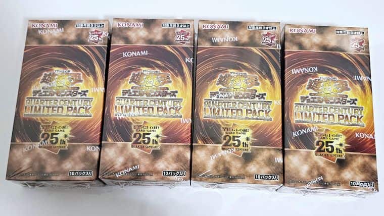 遊戯王OCG】QUARTER CENTURY LIMITED PACKを3BOX開封したらウルトラな