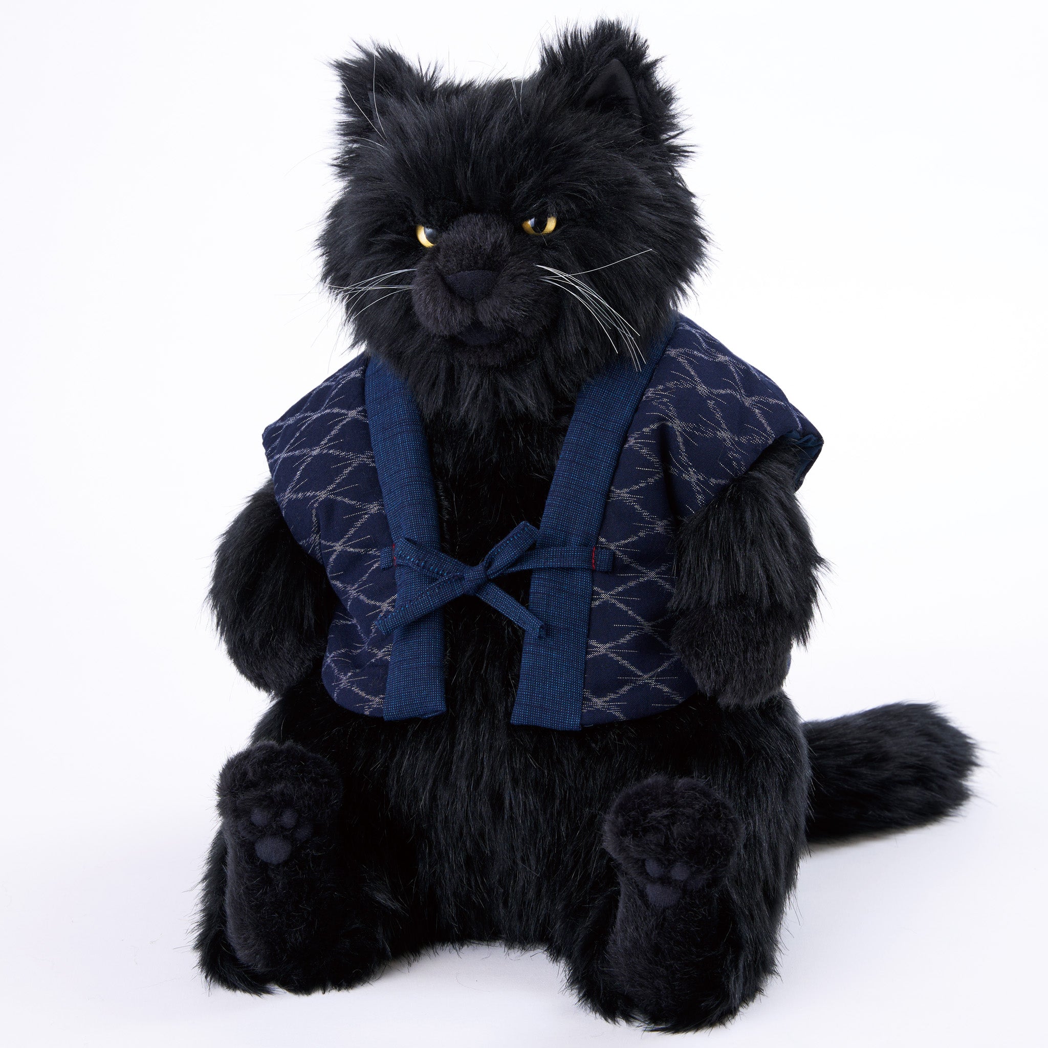 茶々丸II 久留米絣のちゃんちゃんこ（さざ波柄）着用タイプ – Cuddly