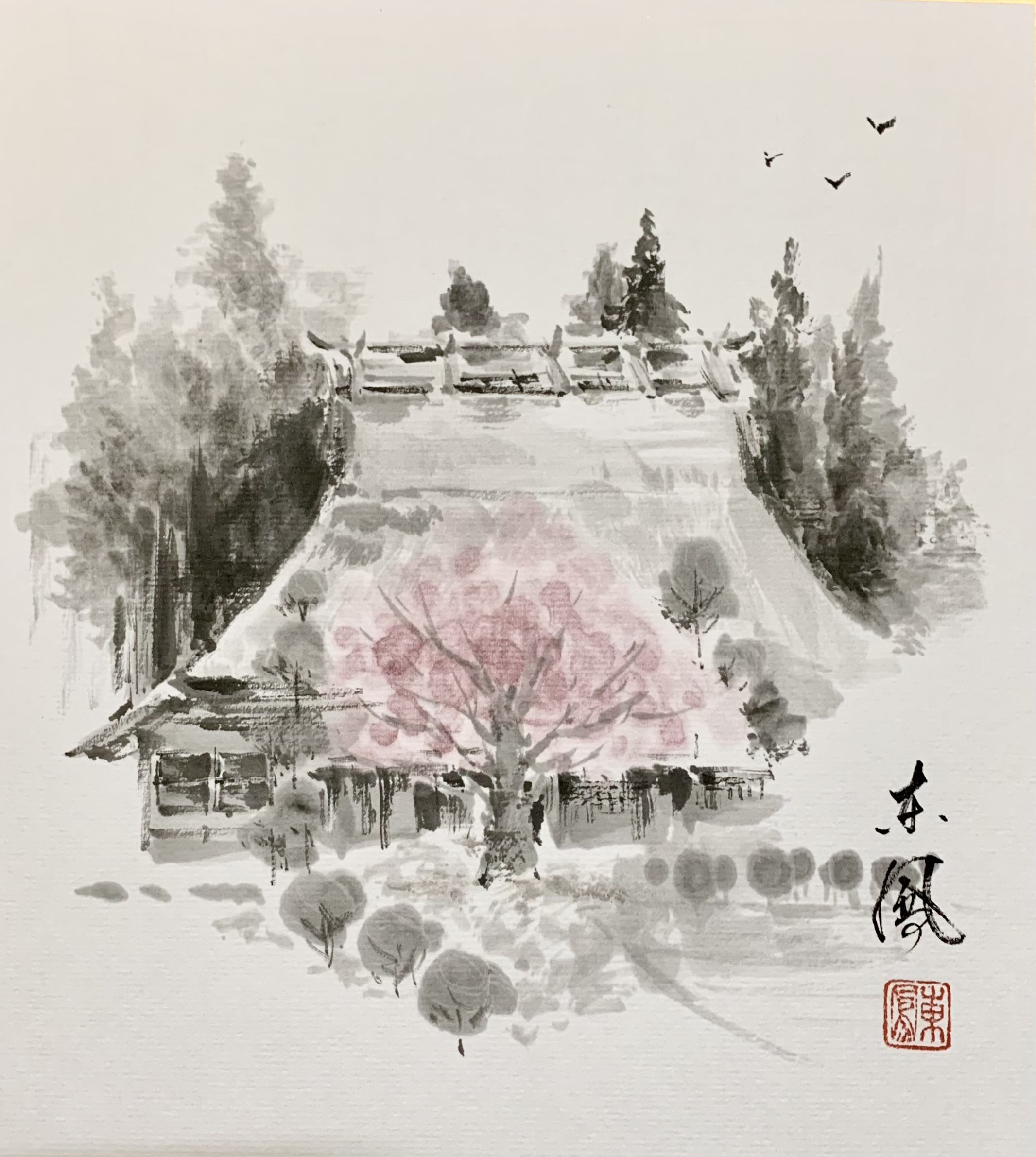 1週間の始まり、月曜朝に描く パステル画と水彩画｜柏の葉カルチャー