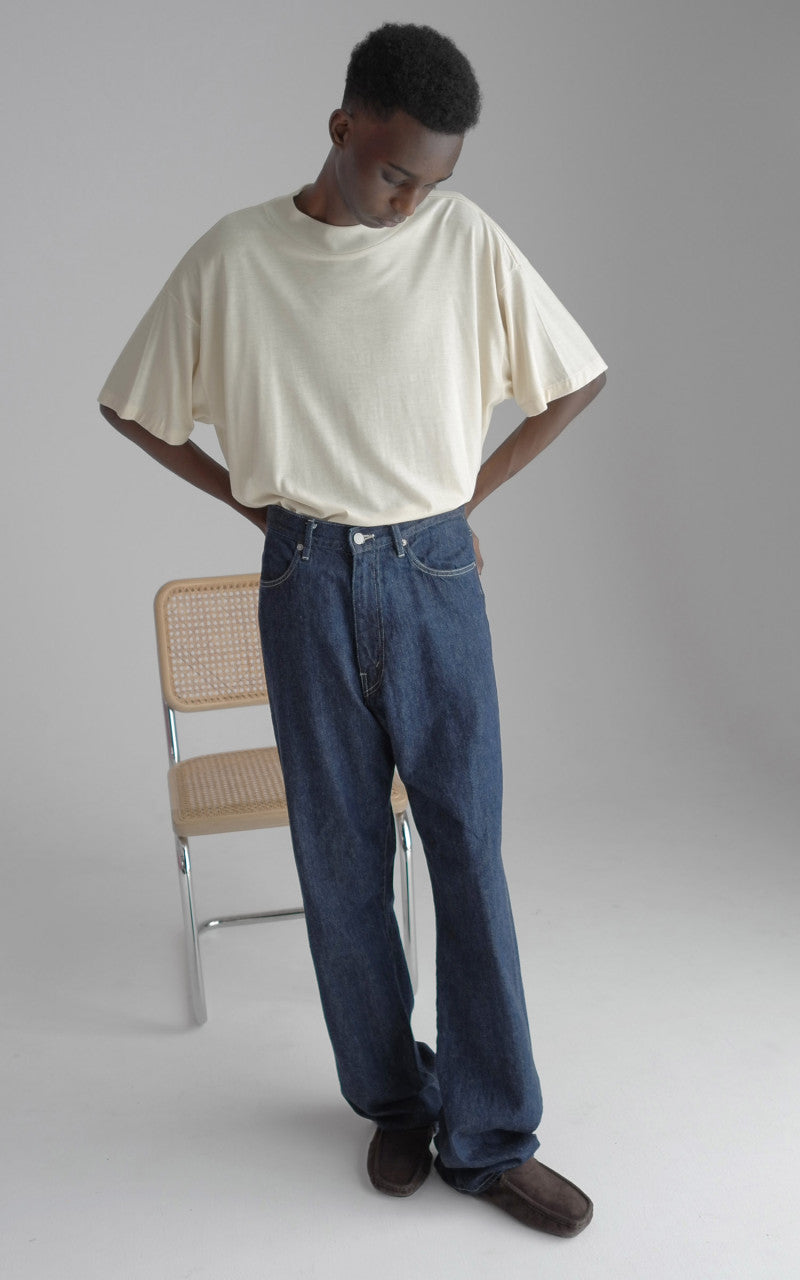 Auralee Selvedge Light Denim Pants Indigo
