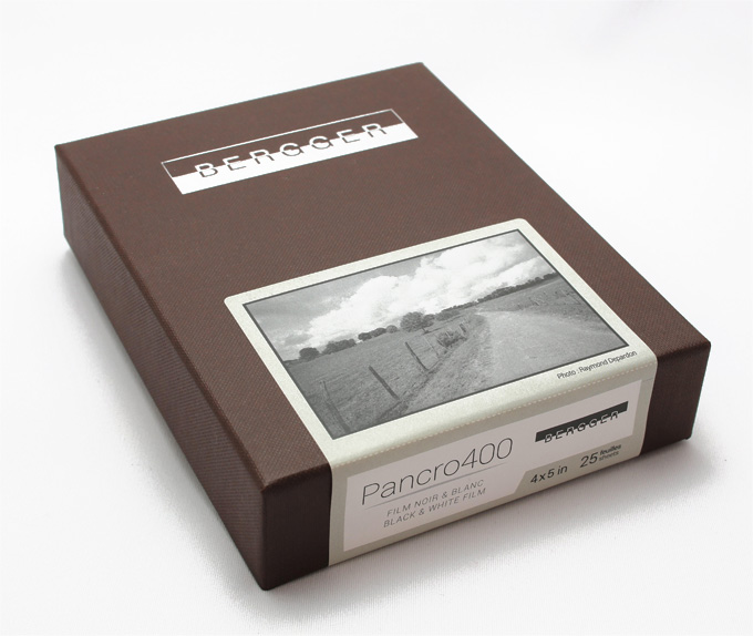 白黒フィルム Bergger pancro 400 5×7インチ(BPA05725) | 蔵CURA