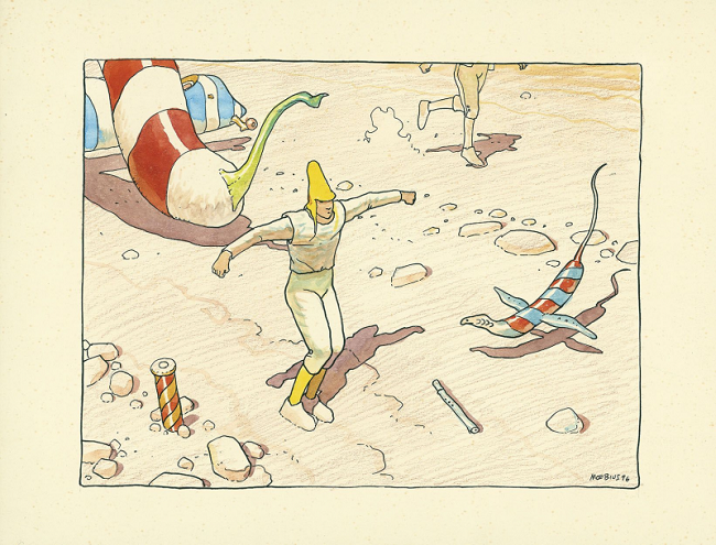 ☆希少220部限定図録 メビウス MOEBIUS blue-jean'68 ☆希少220部限定