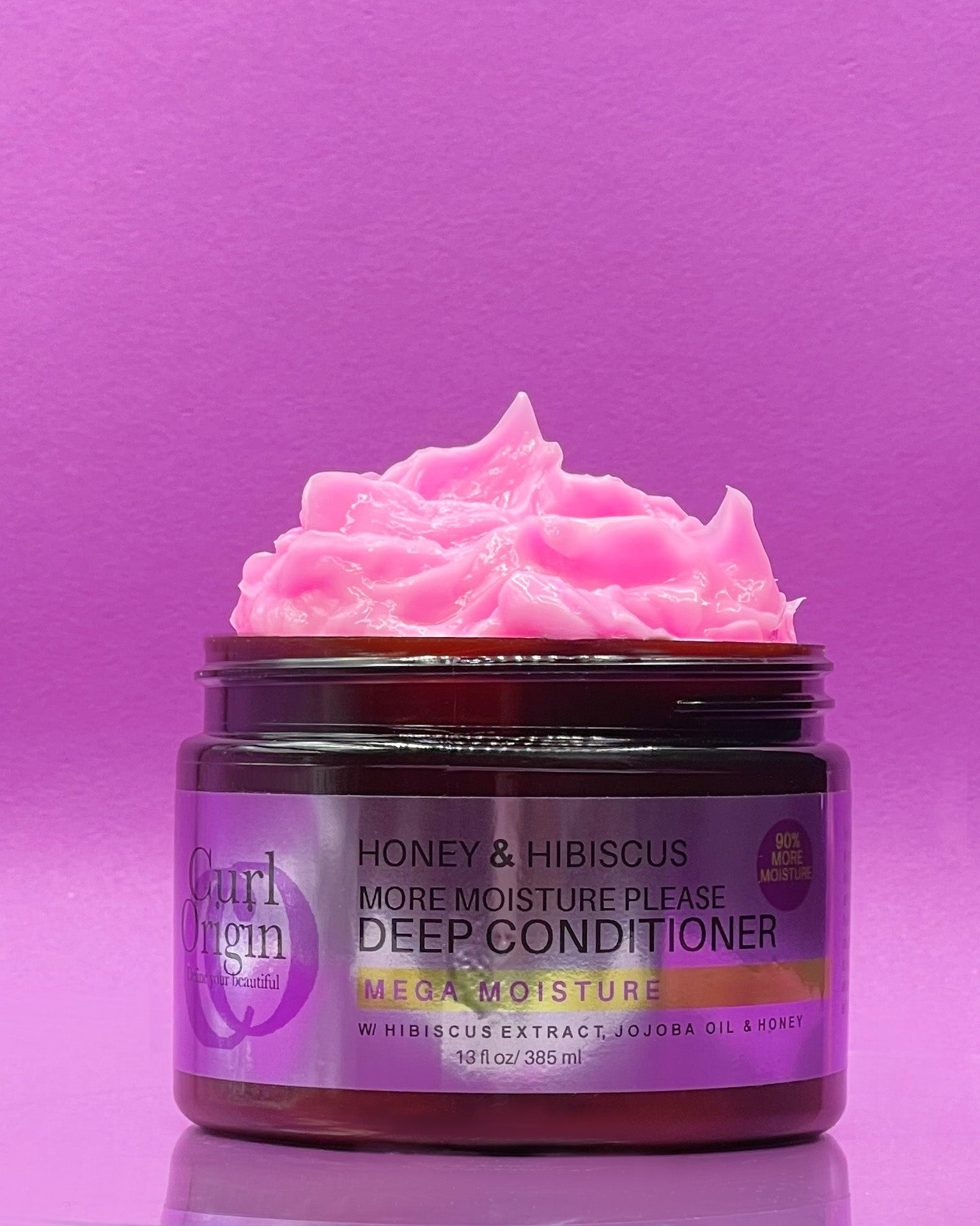 honey & hibiscus more moisture please deep conditioner – Curl Origin