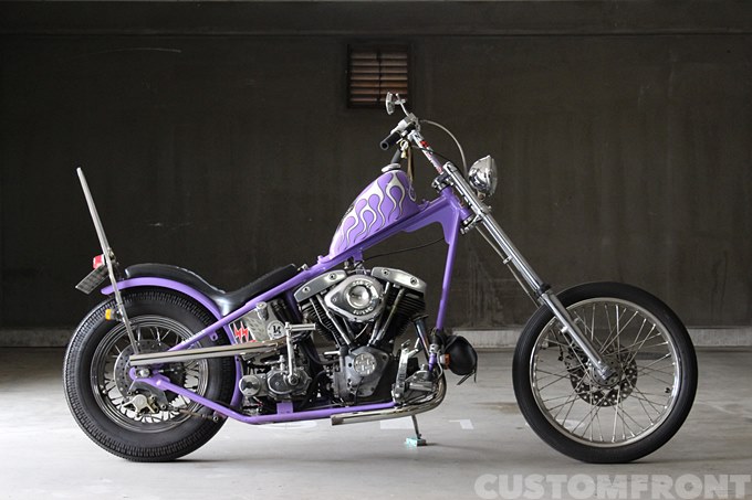 ハーレー ショベルFLT 1980のカスタムチョッパー・ANGEL DUST – CUSTOM